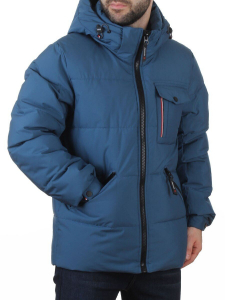 6393 BLUE Куртка мужская зимняя (200 гр. холлофайбер)