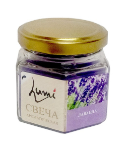 Свеча банка ЛАВАНДА 5080205