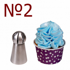 Насадка кондитерская Восточная роза №2