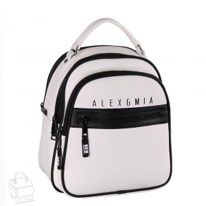 Рюкзак женский 8873CD white Alex&Mia  в Новосибирске