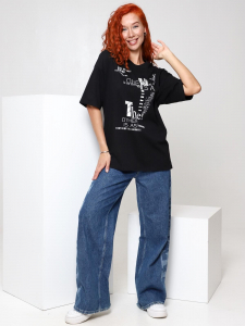 Кабриоль - футболка черный