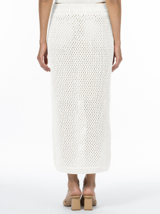 Ажурная юбка из хлопковой пряжи
