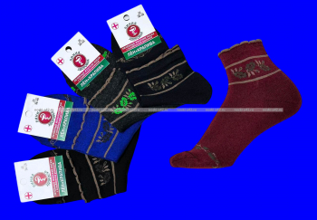 Линия здоровья носки женские лен с крапивой со слабой резинкой 