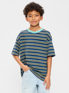 Oversized Short-Sleeve Pocket T-Shirt for Boys