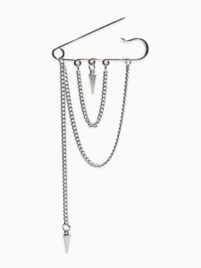 Булавка «Шипы», 6 см, цвет серебро