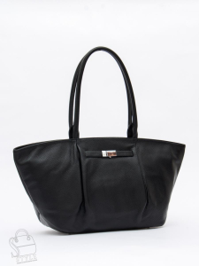 Сумка женская кожаная 1034-1MP black Polina&Eiterou