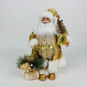 Дед Мороз золотой 30 см (арт. S1209-18)