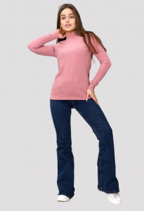 Рута - водолазка пудровый