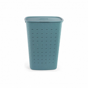 Корзина для белья SOFTEX голубая 56л