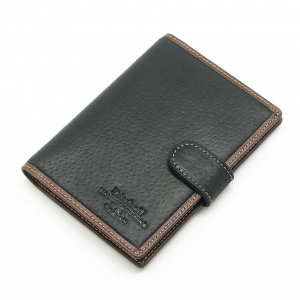 Мужская кожаная обложка для автодокументов Dierhoff Д 8111-084