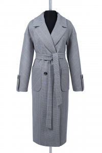 01-12274 Пальто женское демисезонное (пояс)