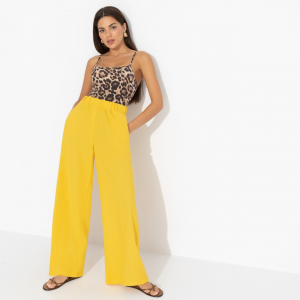 Брюки льняные, Легкость льна (желтые)