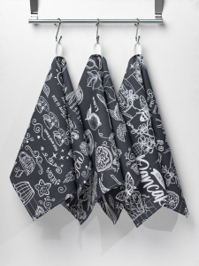 Набор полотенец Стрекозы рогожка