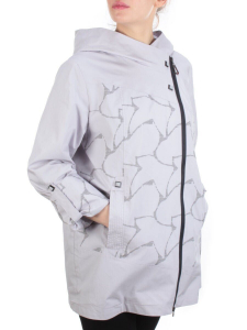 F809 LIGHT GRAY Ветровка женская CO-COCOPINE (85% хлопок, 15% полиэстер)