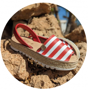 AB. ZAPATOS • 408 • ROJO-BLANCO РАСПРОДАЖА