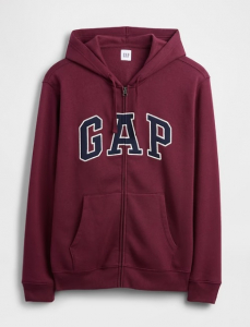 Relaxed Gap Logo Zip Hoodie
