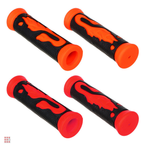 Грипсы велосипедные 2шт., 13см, комбинированная резина, 2 цвета