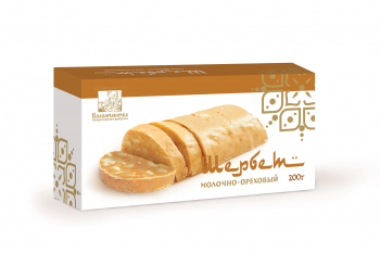 Щербет молоч.-ореховый 0,200 новый  (8шт/кор)