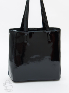 Сумка женская кожаная 5570-3P black Polina&Eiterou