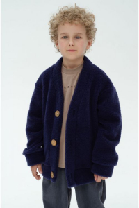 Кардиган детский цвет Индиго