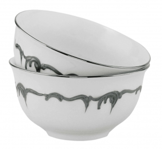 666-404 Набор из 2 салатников 9см ARGENTO в под.уп.(х12)Фарфор