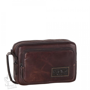 Сумка мужская кожаная 4039TR d.brown Tough Ryder  в Новосибирске