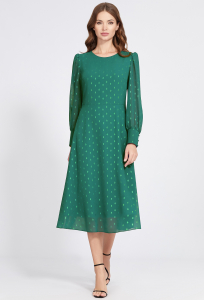 Платье Bazalini 4829 зелёный