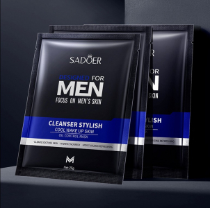 Мужская тканевая маска для лица 