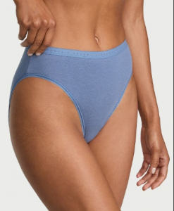 Stretch Cotton High-Leg Brief Panty