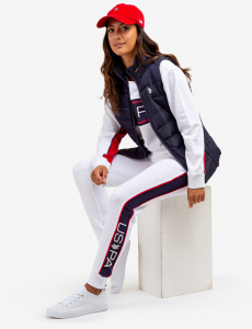 USPA HIGH WAISTED JOGGER WITH PIPING