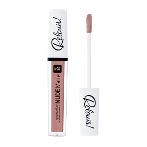 Губная помада жидкая Nude Matte Relouis розовый тон:28бежево-розовый  матовый финиш