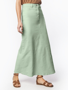 Юбка из денима с эластаном