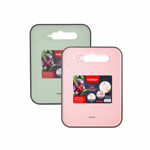 Доска разделочная FIBER pink 30х23см с ножеточкой