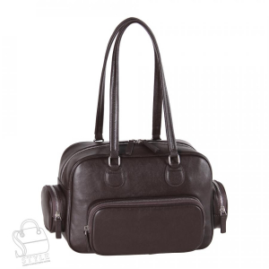 Сумка женская кожаная 260NN coffee Natale Navetta