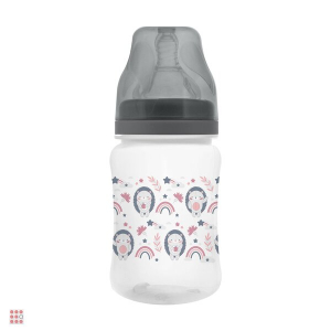 Бутылочка широкое горло с соской, 150 мл. «Лесные зверята»