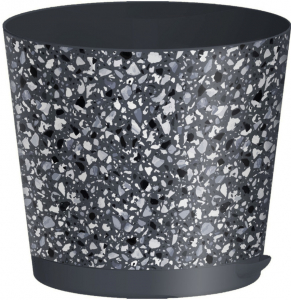 Горшок Stone Flower 4л серый