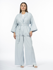 Пиджак изо льна и вискозы