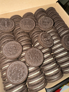 ПЕЧЕНЬЕ OREO с КАКАО с ВАНИЛЬНОЙ НАЧИНКОЙ оригинал В коробке 1 кг