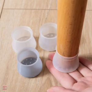 Силиконовые накладки на ножки стола, стула и т.п. 4шт , Белые