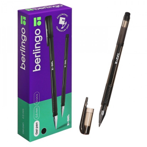 Ручка гелевая 0.5 мм Berlingo X-Gel, стержень чёрный