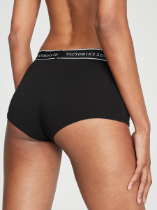 Logo Cotton Boyshort Panty
