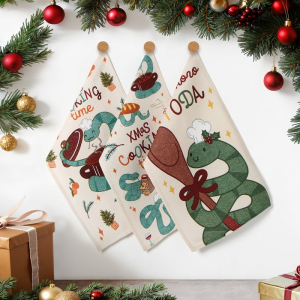 Набор полотенец Доляна Cooking time 28?46 см - 3 шт., 100% хл