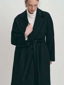 Пальто демисезонное длинное шерстяное