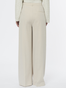 Брюки палаццо из вискозной костюмной ткани