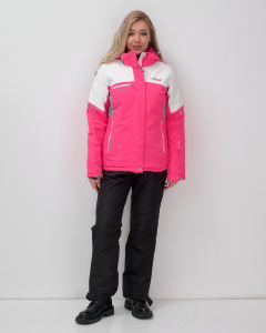 Горнолыжный костюм женский зимний УЦЕНКА розового цвета 02810R
