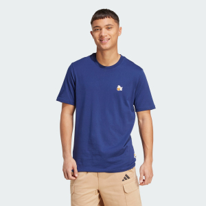 men's dog hoop patch graphic tee