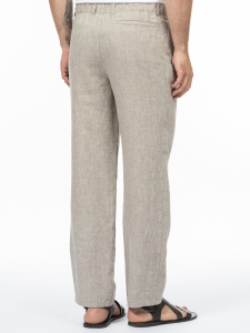 Брюки свободного кроя изо льна