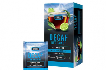 «ETRE», чай черный Decaf Bergamot, 25 пакетиков, 45 г