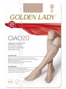 Гольфы женские Ciao 20 New Дроп Golden Lady [2 пары]