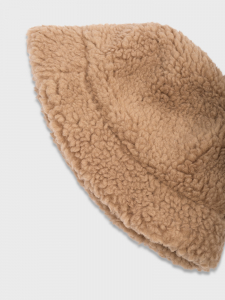 Панама с шерстью бежевая